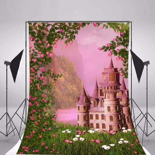 Children Photo Backdrops Castle Backgrounds Flowers Photographic Backgrounds Backgrounds For Photo Studio Baby Newborn
