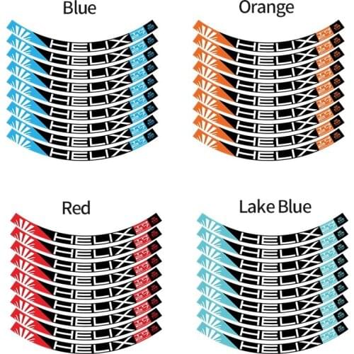 Mountain Bike Sunringle-helix Wheel Set Sticker MTB Bicycle Decals 27.5inch and 29inch