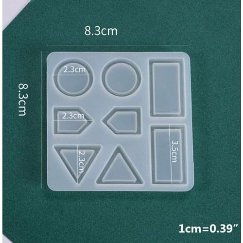 Crystal Epoxy Resin Mold Earrings Pendant Casting Silicone Mould DIY Making Tool