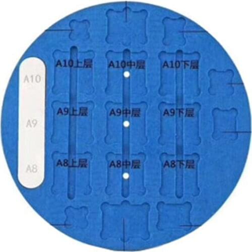 MICROSCOPE REMOVE GLUE BLUE CHASSIS WITH FINGERPRINT SLOT A8 A9 A11 CPU Fingerprint Row Groove Glue Removal Seat