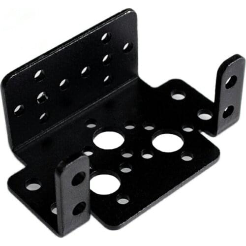 Aluminum Multi Functional Servo Bracket Mulipurpose Mount Plate For Robot Arm Mechanical Robotic Part Accessory Rc Toy