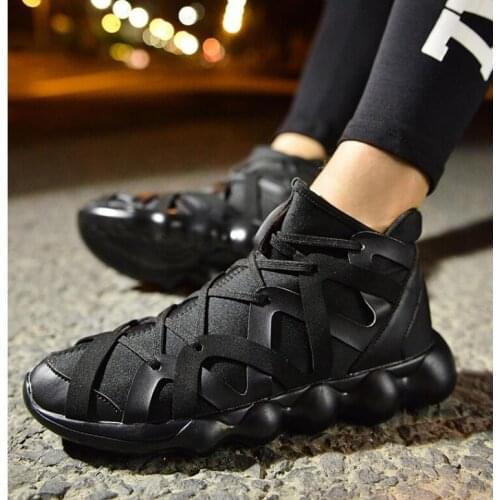 Y3 mens shoes black warrior ninja shoes autumn and winter new high to help sports and leisure old