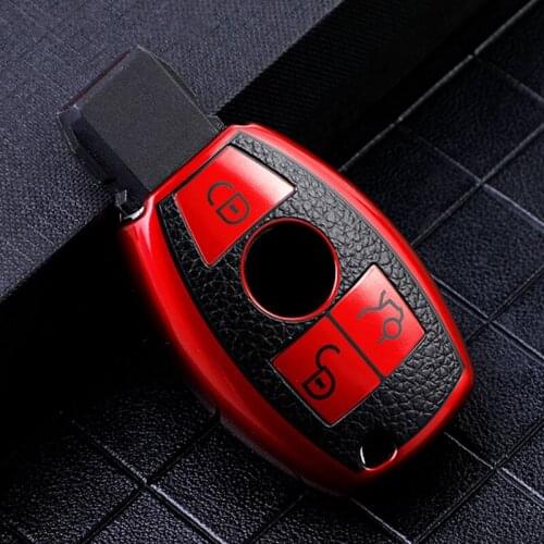 Soft Texture TPU Key Case Cover Protective Shell for Mercedes Benz A B R G Class GLK GLA w204 W251 W463 W176