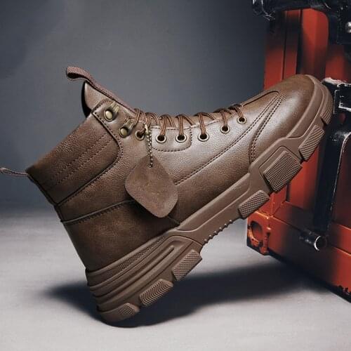 2020 New Casual Shoes Winter Men Boots Winter Ankle Boots Shoes Mens Warm Snow Boots For Men Shoes Mens High Top boots NanX334