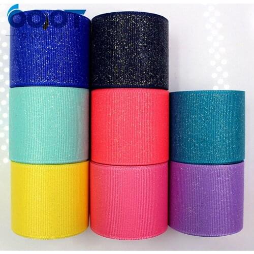 OOOT BAORJCT 175293 ,38MM solid shiny Grosgrain ribbon , 10 yards, DIY hanproduction headwear accessories, Decorative materials