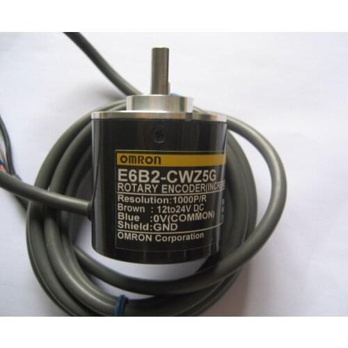 Rotary Encoder E6B2-CWZ5G 1000P/R, 3-Phase Encoder E6B2CWZ5G 1000P/R 12 to 24V DC, free manual and installation instruction