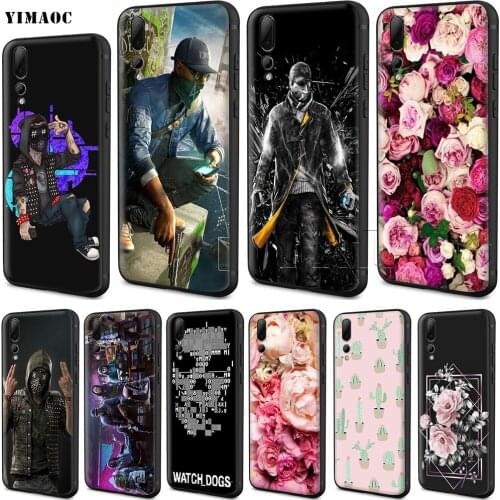 YIMAOC Watch Dogs Wrench Silicone Case for Huawei Honor Mate P smart Y7 Y9 8C 30 20 10 8x Nova 3i 3 Lite Pro Prime 2018 2019