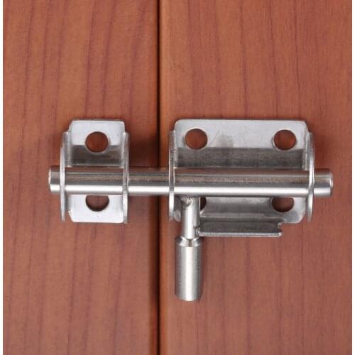 Slide Bolt Gate Latch Heavy Duty Safety Stainless Steel Barrel Bolt Gate Latch Door Lock Wood Furniture Window Latch Door Bolts