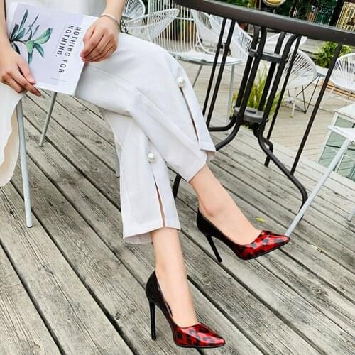 Women High Heeled Shoes Fashion Pumps New ultra-high Heel Ladies Shoes Mixed Color Nightclubs plus-size 35-44 45 46 47