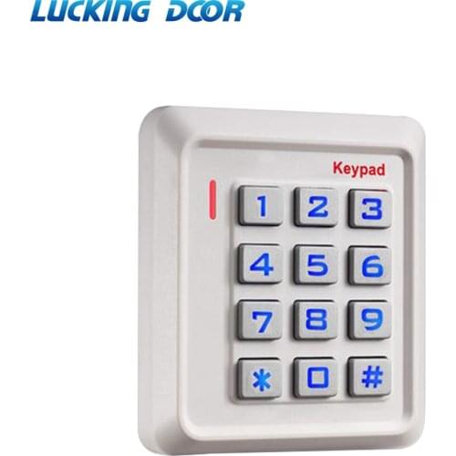 IP65 waterproof RFID Keypad Access Control System Device Machine 13.56MHZ Card Reader Door Lock System Keyfobs 2000 users WG26