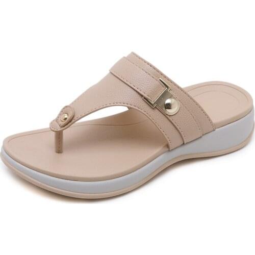 Summer Ladies Sandals Ladies Beach Slippers Thick Sole Ladies Casual Shoes Ladies Shoes
