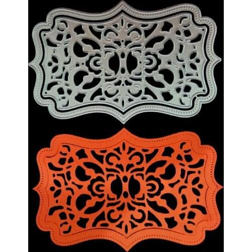 1 pc New Flower Lace Frame Metal Cutting Dies Stencils for DIY Scrapbooking/photo Album Decorative Embossing DIY Paper Card