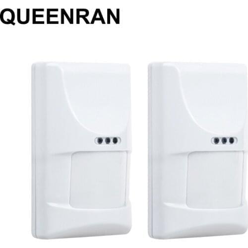 2pcs 433MHZ EV1527 Wireless Indoor Pet Immunity PIR Motion SensorDetector for PSTN GSM WIFI Home Burglar Security AlarmSystem