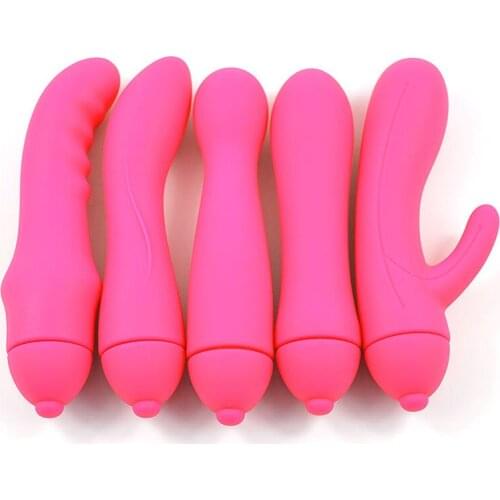 2017 New Mini AV New Waterproof Vibrating Silicone Vibrator Massager Sex Toys for Women Vaginal Anal Women Orgasm Products ST489