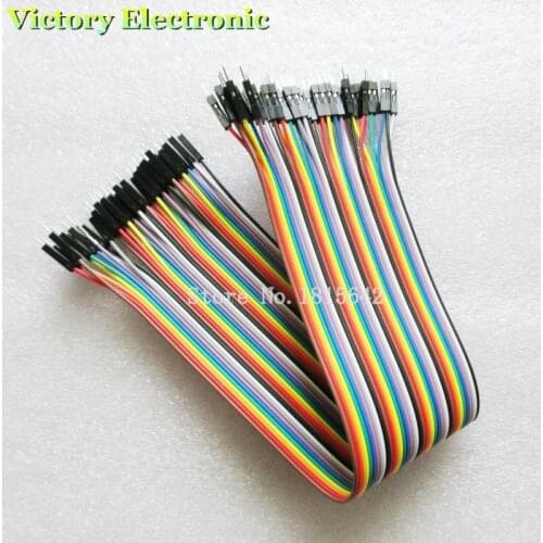 40PCS/Lot 30cm 2.54mm 1Pin Male To Male Jumper Wire Dupont Cable New Wholesale