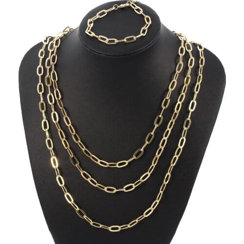 Large Chain Neck Necklace For Women Thick Thick Fashion For Men Wedding Holiday Gift For Women Biggest Party Punk Jewelry