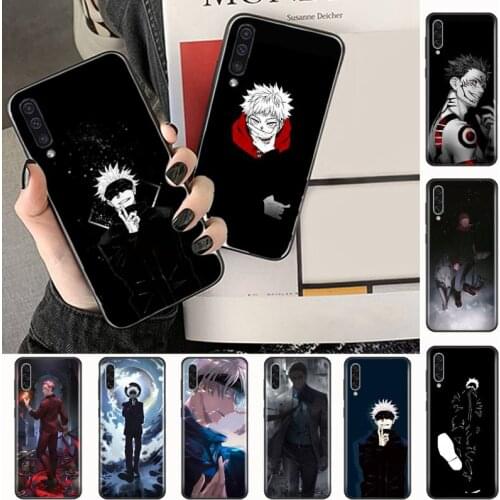 Jujutsu Kaisen Satoru Gojo anime Phone Case For Samsung A40 A31 A50 A51 A71 A20E A20S S8 S9 S10 S20 Plus note 20 ultra
