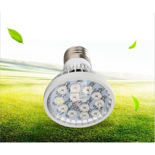E27 E14 GU10 36W UV LED Growing Bulb for Indoor Hydroponics Flowers Plants LED Growth Lamp Full Spectrum