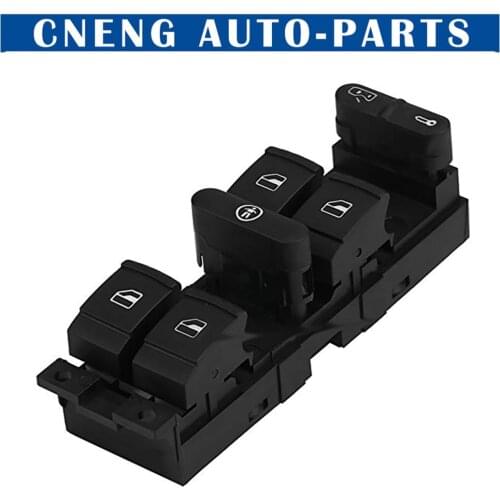 Electric Power Window Lifter Control Switch Side Regulator Panel For Volkswagen Golf Jetta Bora 1J4959857 1J4959857D 1J4959857B
