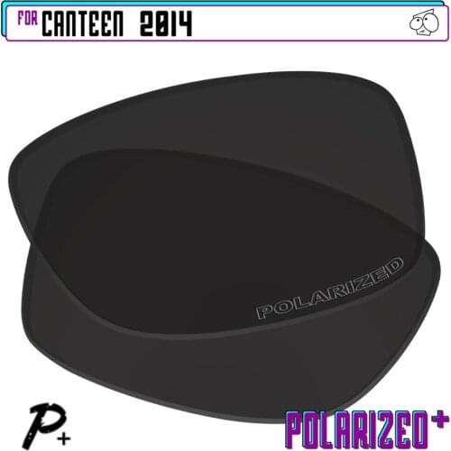 EZReplace Polarized Replacement Lenses for - Oakley Canteen 2014 Sunglasses - Black P Plus