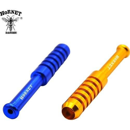 HORNET Metal Baseball bat Style Smoking Pipe 58MM One Hitter Dugout Pipe Herb Tobacco Cigarette Smoking Pipe