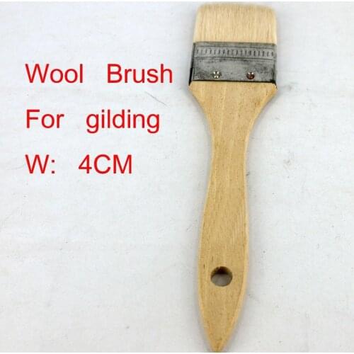50 pcs 1.6 inch Soft Goat Hai Brush,sweep gold leaves,Professional gilders brush, a good tool for gilding leaves,free shipping