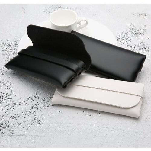 Unisex Fashion Case For Glasses Leather Sunglasses Bag Protective Case Cover Eyewear Cases Reading Eyeglasses Box Accessories