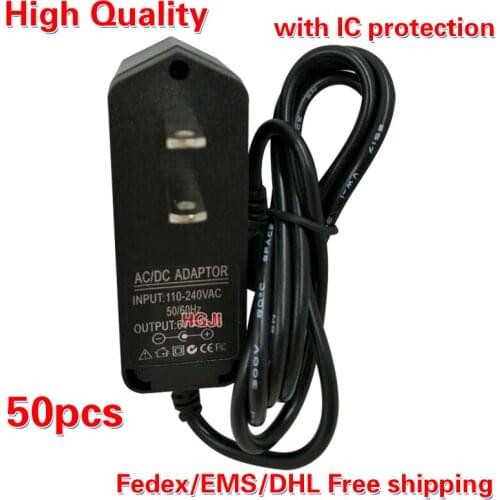 Wholesale free shipping AC100-240V Converter wall charger Adapter to DC 6V1A Power adapter 5.5*2.5/5.5*2.1