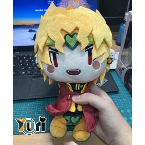 Yuri JOJOS Bizarre Adventure Dio Brando Plush 20cm Doll with Clothes Toy stuffed Soft Pillow cute collection limit Kids Gift C
