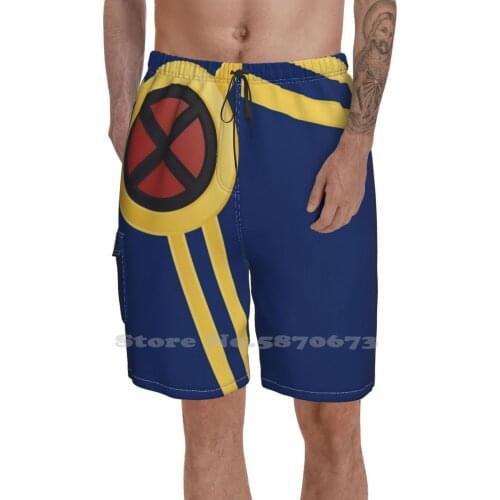 Suit Up! Quick Dry Swimming Beach Shorts Summers Mutants X Men Krakoa Superheroes Comics Nerdy X Men
