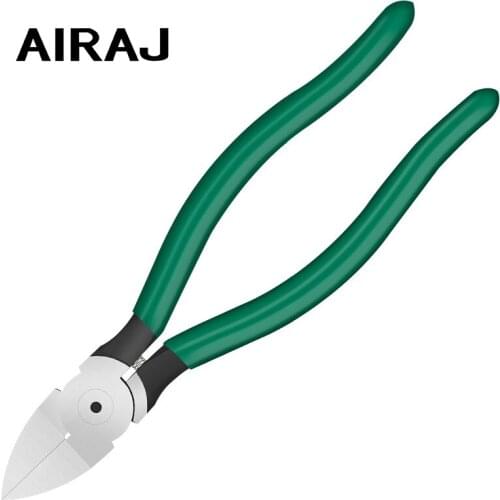 AIRAJ CR-V Plastic Pliers European Type 5/6/7 inch Nippers Electrical Wire Cable Cutters Diagonal Pliers for Jewelry