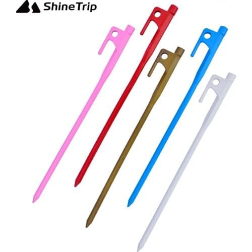 ShineTrip 20cm 30cm Outdoor Accessories Cast Steel Beach Canopy Hiking Camping Stakes Pegs Tent Nail