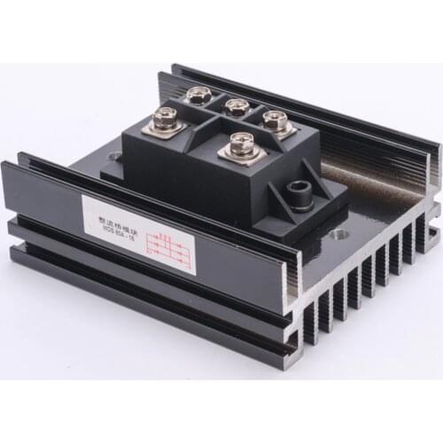 MDS80A power three phase bridge diode rectifier rectifier for brush generator 80A AMP fast recovery diode rectifier efficiency