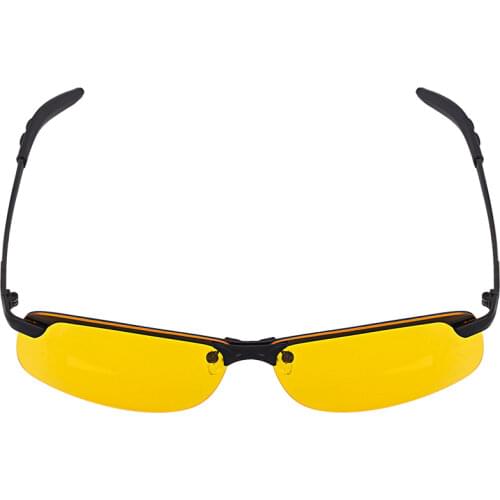 Night Vision Glasses Polarized Anti-Glare Lens Yellow Sunglasses Driving Goggles for Car Night Vision Goggles