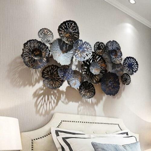 Vintage Wrought Iron Crafts Wall Decoration Pendant Creative Three-dimensional Sofa Background Wall Decoration