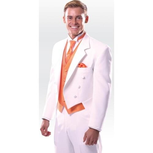 High Quality Mens Suits Groom Tuxedos Groomsmen Wedding Party Dinner Best Man Suits Blazer (Jacket+Pants+Vest+Tie) NO:1071