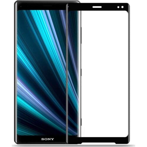 3D Tempered Glass Full Coverage Film Edge to Edge Protection Shield Screen Protector for SONY Xperia XZ4