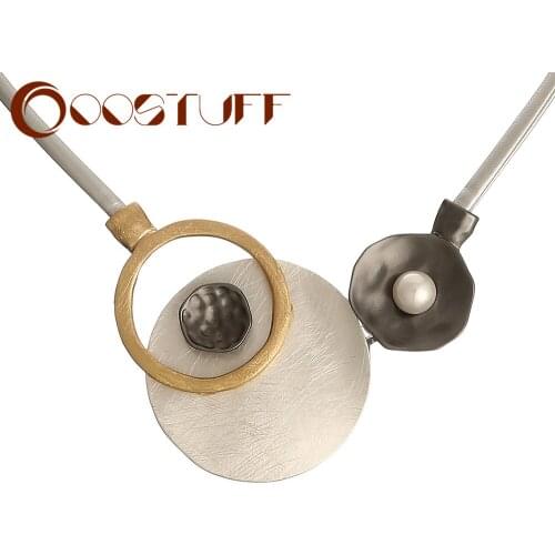 Vintage Necklace Aesthetic Neck Choker with Pendant Decorative Jewelry for Women Statement Geometric Suspension Goth Accessories