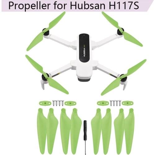 2/4/8pcs Propeller for Hubsan Zino H117S Quick Release Foldable Propellers Props CW CCW Paddle Drone Quadcopter Accessories