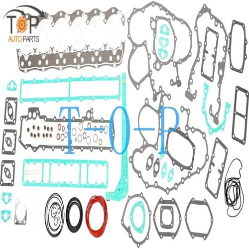 6D14T Engine Full Gasket Set Kit For Mitsubishi 6600 Bus FK115 FK215 FK415 FK425 FK515 ME999458 ME031916 ME071326