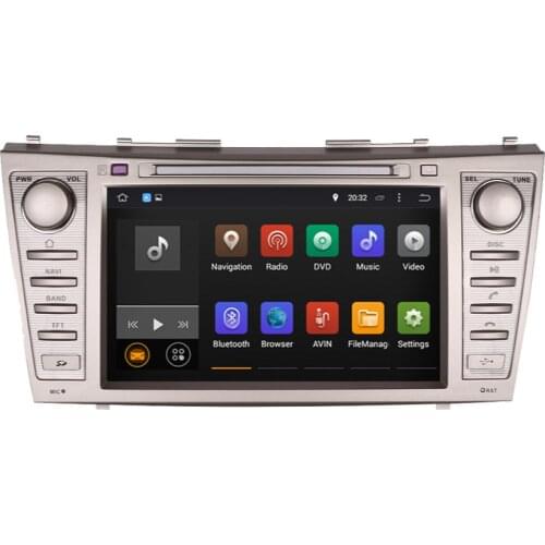 2 Din 1024*600 Car DVD GPS BT RDS Multimedia Player 8 Core Android 9.0 Car Radio For Toyota Camry 2006 2007 2008 2009 2010 2011