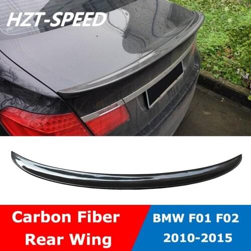 F02 AC Style Carbon Fiber Rear Trunk Lip Wing For BMW 7 Series F01 F02 730 740 750 760 2010-2015
