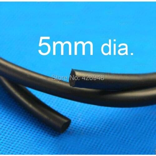 5mm diameter Fluoride rubber O Strip FKM Viton circle Round seal Bar Resistant Acid Alkali