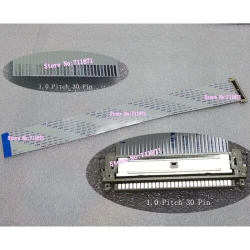 300mm 1.0 pitch Type B 30P Flexible Flat Cable Spacing 1.0mm Reverse 30Pin soft Ribbon FFC Line 1.0mm 30P to 30 Pin FFC Cable