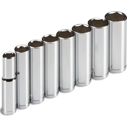 New Professional 8Pc 3/8-Inch Drive Deep Socket Set,Metric,10 Mm-19 Mm