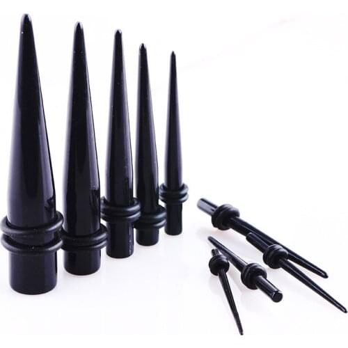 2PCS 18Sizes Ear Plugs and Tunnels Ear Piercings Earring Gauges Helix Piercing Ear Stretcher Plugs Oreille Body Piercing Jewelry