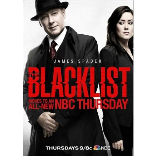 The Blacklist TV Show Art print Silk poster Home Wall Decor