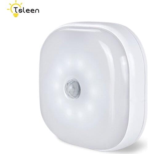 Motion Sensor Light Mini LED SMD2835 Night Light Human Body Sensor Control Lamp Cool White LED Nightlight for Baby Stairs