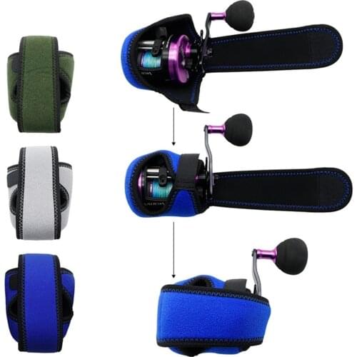 Waterproof Bait Casting Protective Case Drum Wheel Type Boat Fishing Reels Bag Neoprene S/M/L Fishing Equipment Reel Storage