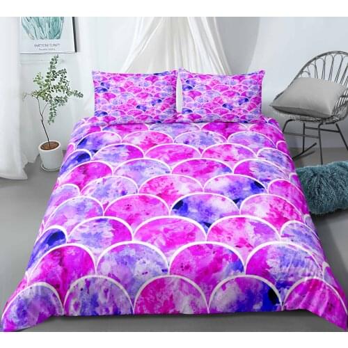Wave fabric bedding Quilt/Duvet Cover Set Twin Full Queen King,Bedclothes Animal wolf Microfiber Fabric 3 Pcs